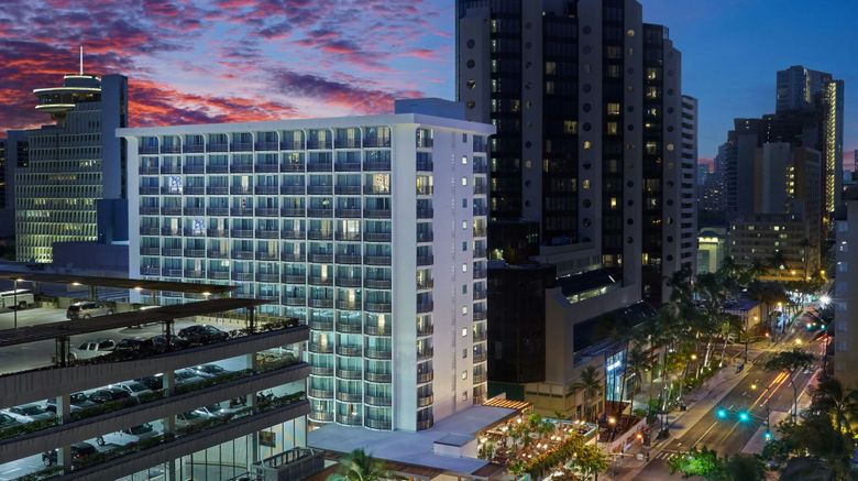 <b>The Laylow Waikiki, Autograph Collection Exterior</b>. Images powered by <a href="https://www.leonardoworldwide.com/" title="Leonardo Worldwide" target="_blank">Leonardo</a>.