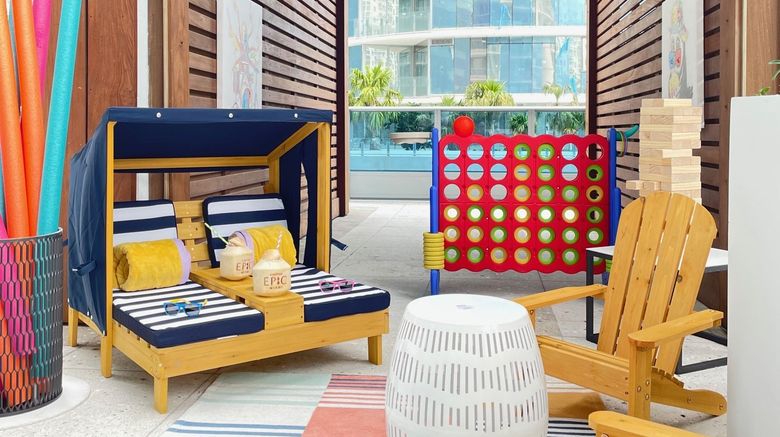 <b>Kimpton Epic Hotel Recreation</b>. Images powered by <a href="https://www.leonardoworldwide.com/" title="Leonardo Worldwide" target="_blank">Leonardo</a>.