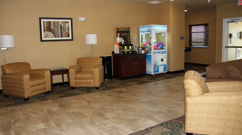 <b>Cobblestone Hotel & Suites Devils Lake Lobby</b>. Images powered by <a href="https://www.leonardoworldwide.com/" title="Leonardo Worldwide" target="_blank">Leonardo</a>.