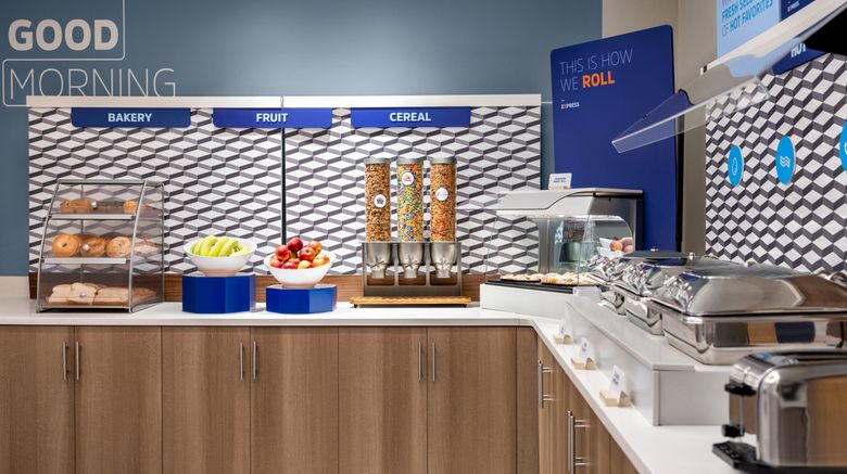<b>Holiday Inn Express Syracuse Airport Restaurant</b>. Images powered by <a href="https://www.leonardoworldwide.com/" title="Leonardo Worldwide" target="_blank">Leonardo</a>.
