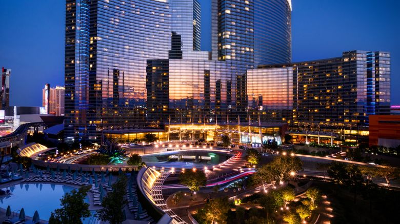 <b>Aria Sky Suites Exterior</b>. Images powered by <a href="https://www.leonardoworldwide.com/" title="Leonardo Worldwide" target="_blank">Leonardo</a>.