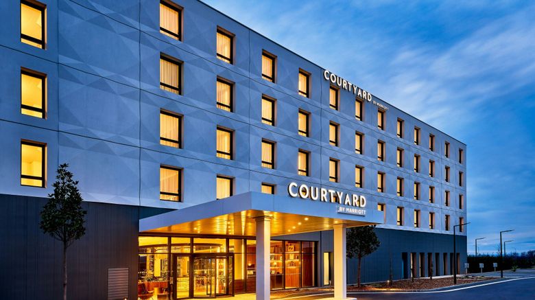 Courtyard Lyon Eurexpo Stadium Exterior. Images powered by <a href="https://www.leonardoworldwide.com" target="_blank" rel="noopener">Leonardo</a>.
