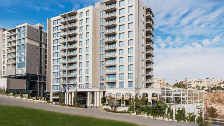 DoubleTree by Hilton Amman Exterior. Images powered by <a href="https://www.leonardoworldwide.com" target="_blank" rel="noopener">Leonardo</a>.