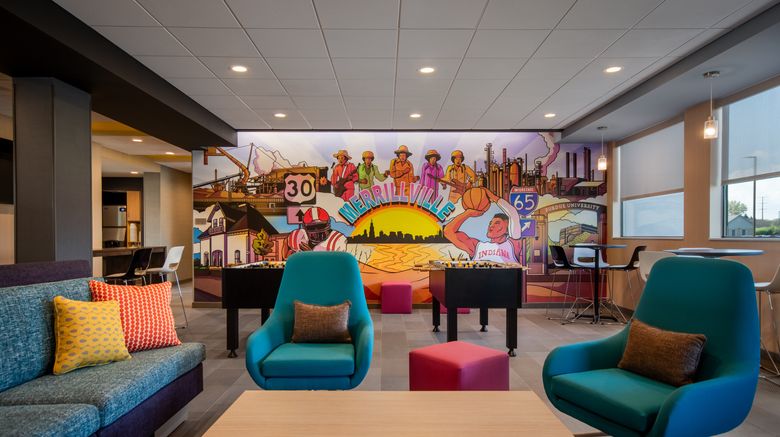 <b>Tru by Hilton Merrillville Lobby</b>. Images powered by <a href="https://www.leonardoworldwide.com/" title="Leonardo Worldwide" target="_blank">Leonardo</a>.