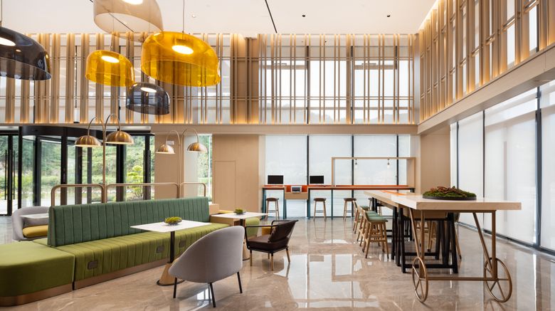 <b>Home2 Suites by Hilton Wenzhou Wencheng Lobby</b>. Images powered by <a href="https://www.leonardoworldwide.com/" title="Leonardo Worldwide" target="_blank">Leonardo</a>.