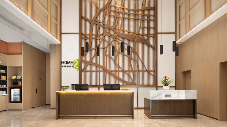 <b>Home2 Suites by Hilton Suqian Siyang Lobby</b>. Images powered by <a href="https://www.leonardoworldwide.com/" title="Leonardo Worldwide" target="_blank">Leonardo</a>.