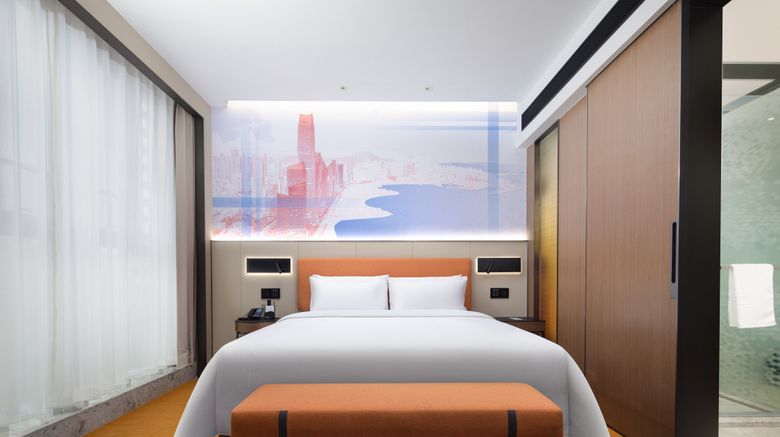 <b>Hampton Qingdao Shibei Xinduxin Room</b>. Images powered by <a href="https://www.leonardoworldwide.com/" title="Leonardo Worldwide" target="_blank">Leonardo</a>.