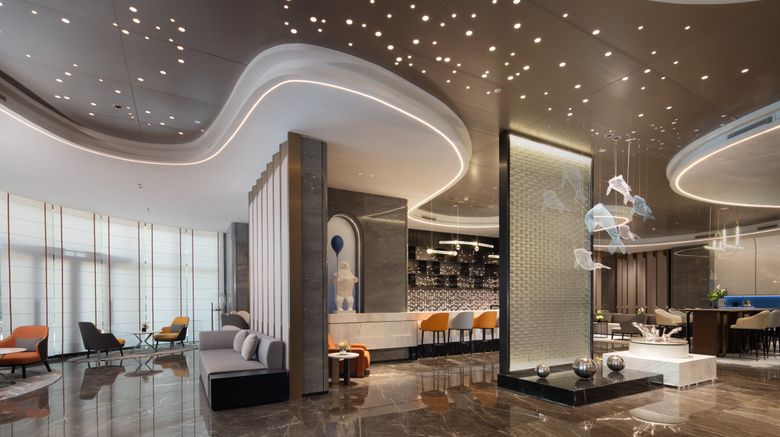 <b>Hampton Qingdao Shibei Xinduxin Lobby</b>. Images powered by <a href="https://www.leonardoworldwide.com/" title="Leonardo Worldwide" target="_blank">Leonardo</a>.