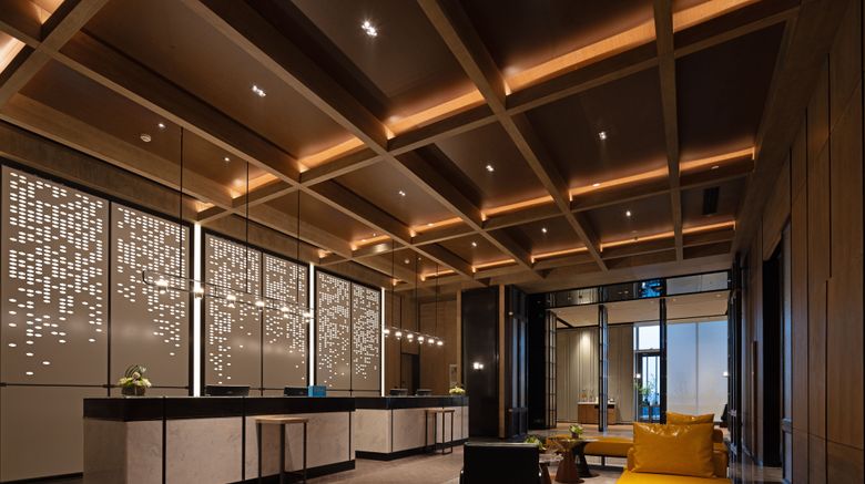 <b>Hampton Inn Urumqi Railway Station Lobby</b>. Images powered by <a href="https://www.leonardoworldwide.com/" title="Leonardo Worldwide" target="_blank">Leonardo</a>.