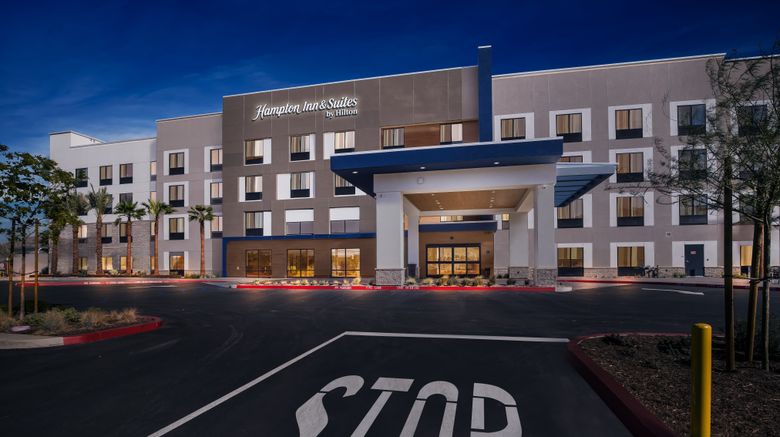 <b>Hampton Inn and Suites by Hilton Corona Exterior</b>. Images powered by <a href="https://www.leonardoworldwide.com/" title="Leonardo Worldwide" target="_blank">Leonardo</a>.