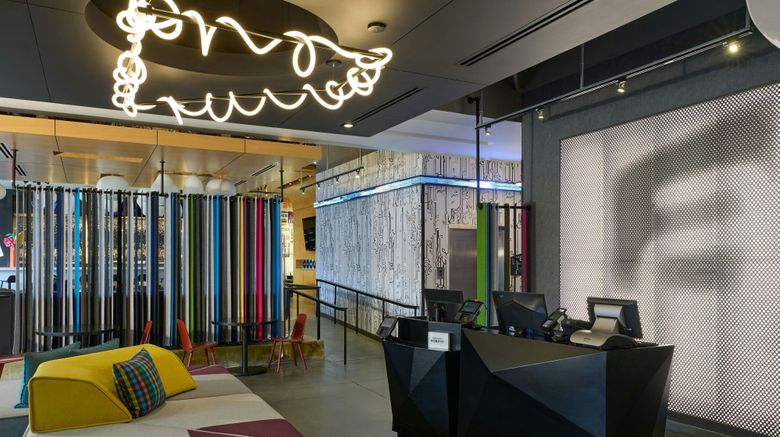 <b>Aloft Durham Downtown Lobby</b>. Images powered by <a href="https://www.leonardoworldwide.com/" title="Leonardo Worldwide" target="_blank">Leonardo</a>.