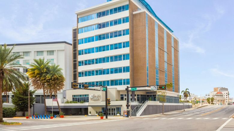 <b>aloft Tampa Downtown Exterior</b>. Images powered by <a href="https://www.leonardoworldwide.com/" title="Leonardo Worldwide" target="_blank">Leonardo</a>.