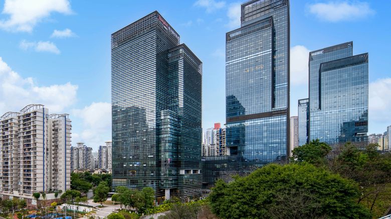 Hampton Inn Chongqing Jiangbeizui Exterior. Images powered by <a href="https://www.leonardoworldwide.com" target="_blank" rel="noopener">Leonardo</a>.