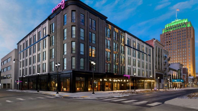 Moxy Allentown Downtown Exterior. Images powered by <a href="https://www.leonardoworldwide.com" target="_blank" rel="noopener">Leonardo</a>.
