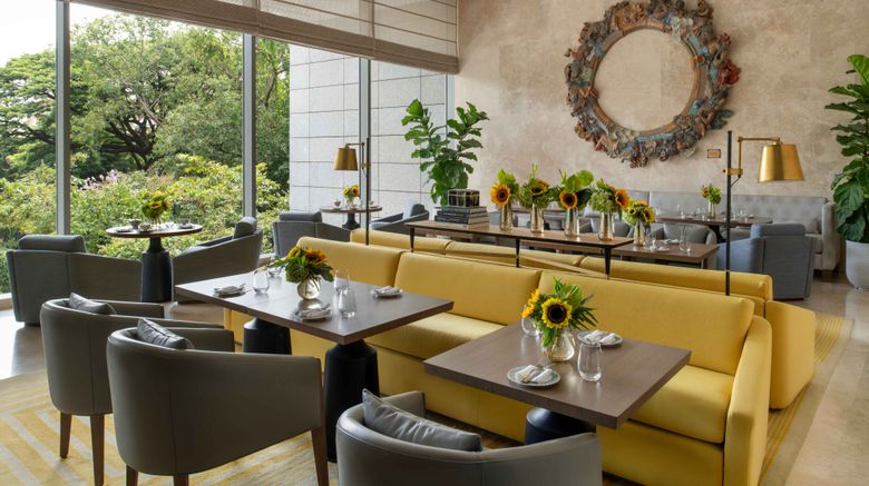 <b>Four Seasons Bengaluru at Embassy One Lobby</b>. Images powered by <a href=https://www.travelagewest.com/Hotels/Bengaluru-India/