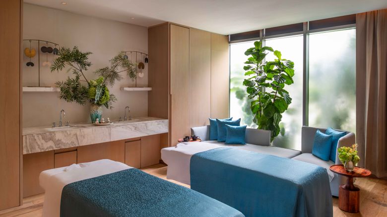 <b>Four Seasons Bengaluru at Embassy One Spa</b>. Images powered by <a href=https://www.travelagewest.com/Hotels/Bengaluru-India/