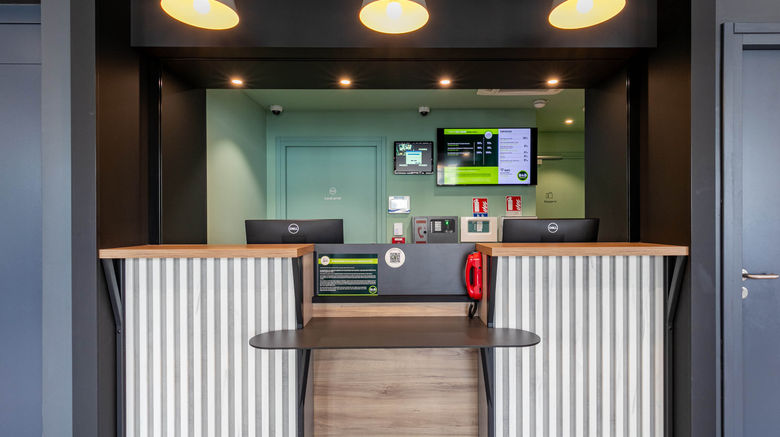 <b>B&B Hotel Mulhouse Bale Aeroport Lobby</b>. Images powered by <a href="https://www.leonardoworldwide.com/" title="Leonardo Worldwide" target="_blank">Leonardo</a>.