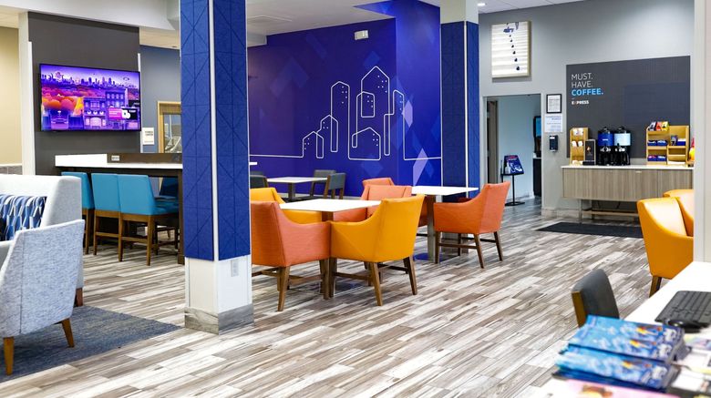 <b>Holiday Inn Express & Suites Airport Restaurant</b>. Images powered by <a href="https://www.leonardoworldwide.com/" title="Leonardo Worldwide" target="_blank">Leonardo</a>.