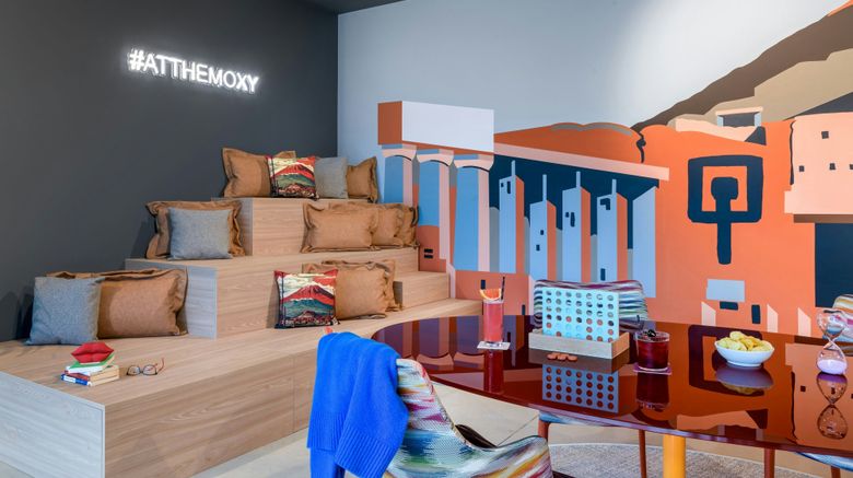 <b>Moxy Pompeii Lobby</b>. Images powered by <a href="https://www.leonardoworldwide.com/" title="Leonardo Worldwide" target="_blank">Leonardo</a>.