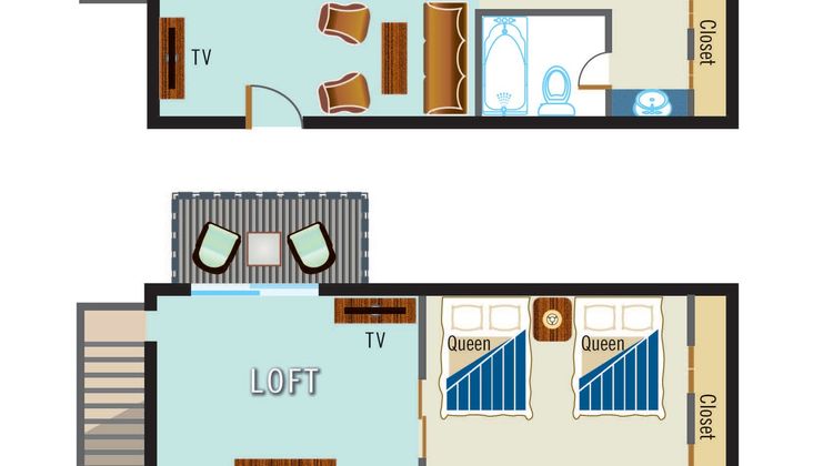 Ocean Mist Beach Hotel & Suites Room