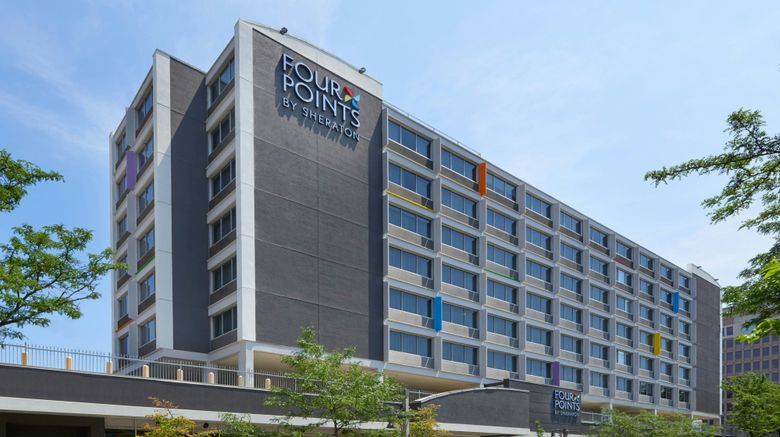 Four Points by Sheraton Windsor Downtown Exterior. Images powered by <a href="https://www.leonardoworldwide.com" target="_blank" rel="noopener">Leonardo</a>.