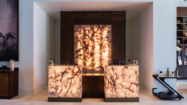 <b>Hotel Bourre Bonne-Curio Collection Lobby</b>. Images powered by <a href="https://www.leonardoworldwide.com/" title="Leonardo Worldwide" target="_blank">Leonardo</a>.