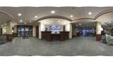 <b>Holiday Inn Express Lobby</b>. Virtual Tours powered by <a href="https://www.leonardoworldwide.com/" title="Leonardo Worldwide" target="_blank">Leonardo</a>.