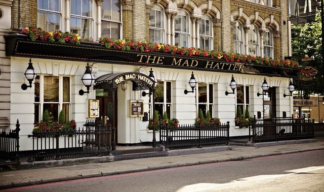The Mad Hatter Hotel Exterior