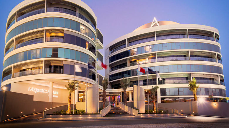 Majestic Arjaan by Rotana Exterior. Images powered by <a href="https://www.leonardoworldwide.com" target="_blank" rel="noopener">Leonardo</a>.