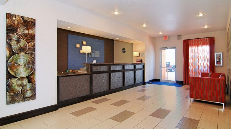<b>Holiday Inn Express Lobby</b>. Images powered by <a href="https://www.leonardoworldwide.com/" title="Leonardo Worldwide" target="_blank">Leonardo</a>.