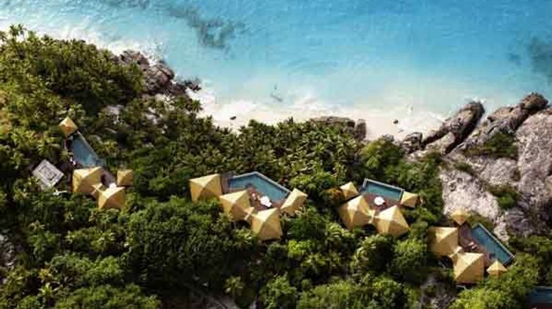 Fregate Island Private Exterior. Images powered by <a href=https://www.travelweekly.com/Hotels/Fregate-Island-Seychelles/