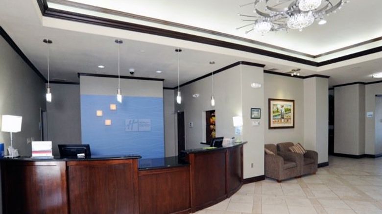 <b>Holiday Inn Express & Suites Lobby</b>. Images powered by <a href="https://www.leonardoworldwide.com/" title="Leonardo Worldwide" target="_blank">Leonardo</a>.