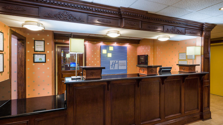 <b>Holiday Inn Express DC East- Andrews AFB Lobby</b>. Images powered by <a href="https://www.leonardoworldwide.com/" title="Leonardo Worldwide" target="_blank">Leonardo</a>.