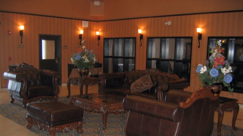 <b>Holiday Inn Express Hotel & Suites Arpt Lobby</b>. Images powered by <a href="https://www.leonardoworldwide.com/" title="Leonardo Worldwide" target="_blank">Leonardo</a>.