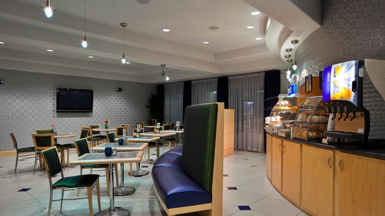 <b>Holiday Inn Express Hutto Restaurant</b>. Images powered by <a href="https://www.leonardoworldwide.com/" title="Leonardo Worldwide" target="_blank">Leonardo</a>.