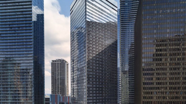 <b>Swissotel Chicago Exterior</b>. Images powered by <a href="https://www.leonardoworldwide.com/" title="Leonardo Worldwide" target="_blank">Leonardo</a>.