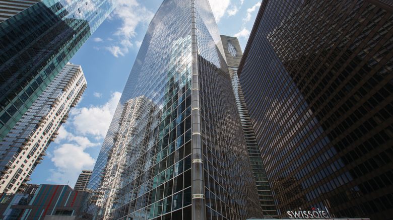 <b>Swissotel Chicago Exterior</b>. Images powered by <a href="https://www.leonardoworldwide.com/" title="Leonardo Worldwide" target="_blank">Leonardo</a>.