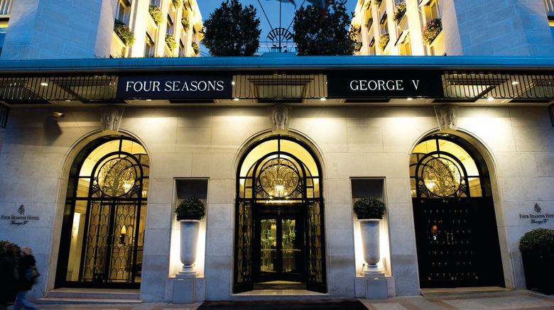 Four Seasons Hotel George V Exterior. Images powered by <a href=https://www.travelweekly-asia.com/Hotels/Paris/