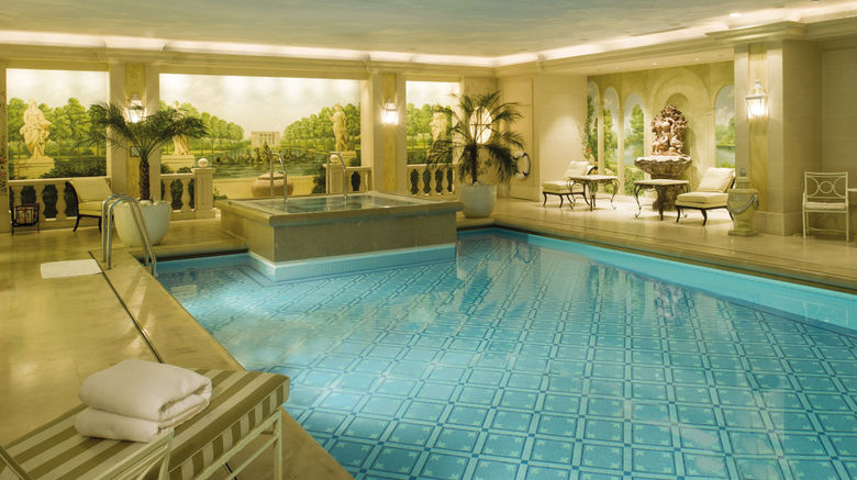 <b>Four Seasons Hotel George V Pool</b>. Images powered by <a href=https://www.travelagewest.com/Hotels/Paris/
