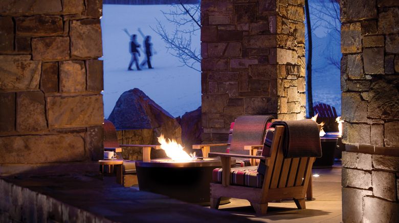 <b>Four Seasons Resort Jackson Hole Exterior</b>. Images powered by <a href="https://leonardo.com/" title="Leonardo Worldwide" target="_blank">Leonardo</a>.