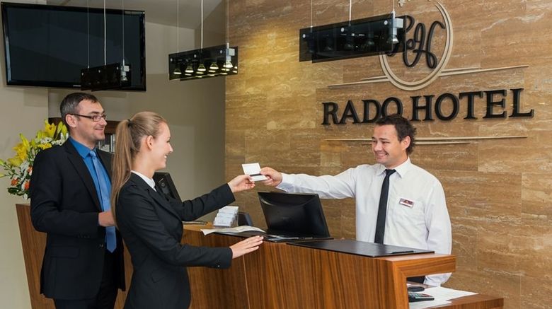 <b>Rado Hotel Mielec Lobby</b>. Images powered by <a href="https://www.leonardoworldwide.com/" title="Leonardo Worldwide" target="_blank">Leonardo</a>.