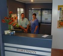 Portmans Motor Lodge Lobby