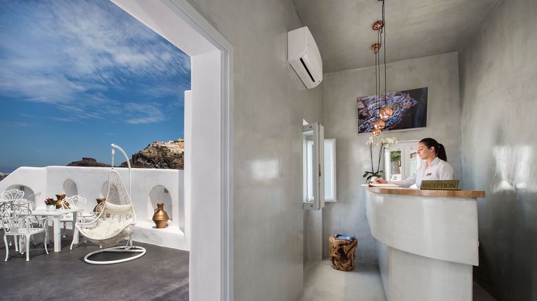 <b>Athina Luxury Suites Lobby</b>. Images powered by <a href="https://www.leonardoworldwide.com/" title="Leonardo Worldwide" target="_blank">Leonardo</a>.
