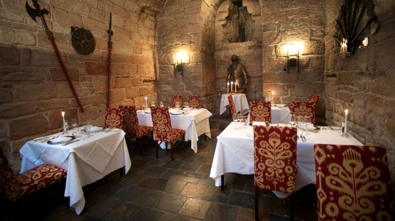 <b>Dalhousie Castle & Spa Restaurant</b>. Images powered by <a href="https://www.leonardoworldwide.com/" title="Leonardo Worldwide" target="_blank">Leonardo</a>.