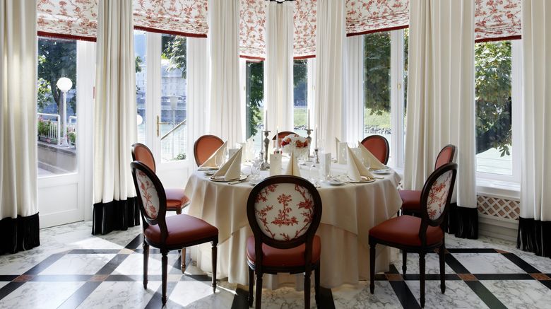 <b>Hotel Sacher Salzburg Restaurant</b>. Images powered by <a href="https://www.leonardoworldwide.com/" title="Leonardo Worldwide" target="_blank">Leonardo</a>.