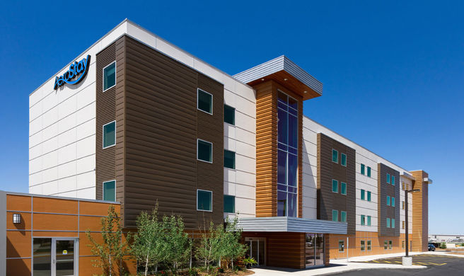 AeroStay Hotel Exterior
