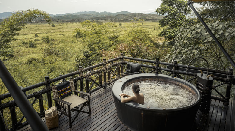 <b>Four Seasons Tented Camp Golden Triangle Room</b>. Images powered by <a href="https://www.leonardoworldwide.com/" title="Leonardo Worldwide" target="_blank">Leonardo</a>.