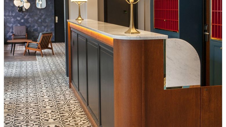 <b>Hotel Andre Latin Lobby</b>. Images powered by <a href="https://www.leonardoworldwide.com/" title="Leonardo Worldwide" target="_blank">Leonardo</a>.