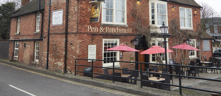 The Pen & Parchment Exterior