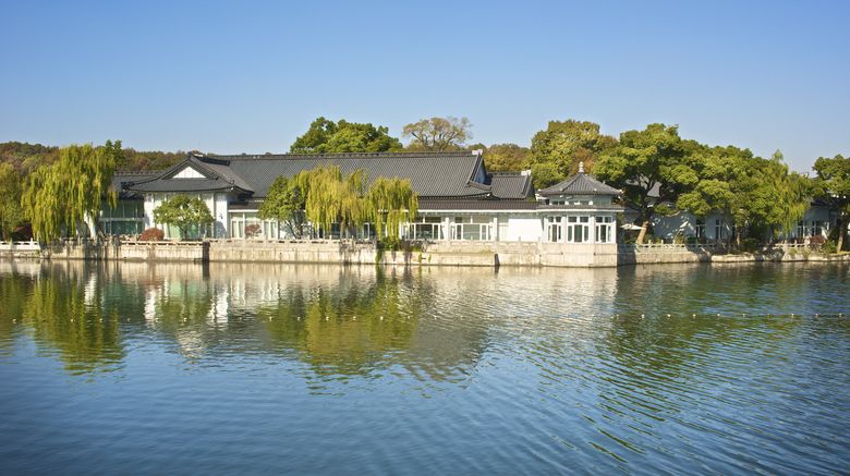 <b>West Lake State Guest House Exterior</b>. Images powered by <a href=https://www.travelagewest.com/Hotels/Hangzhou-China/